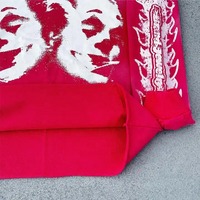 Sweat à capuche surdimensionné en molleton brodé/imprimé de haute qualité pour homme, avec logo personnalisé, étiquettes privées, épais, effet vintage délavé au soleil