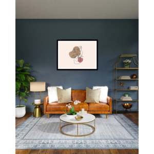 กรอบรูปไม้ตกแต่งสีดำ ขนาด 90 x 120 ซม. ดีไซน์ทันสมัย ผลิตจาก MDF - Product Image 5