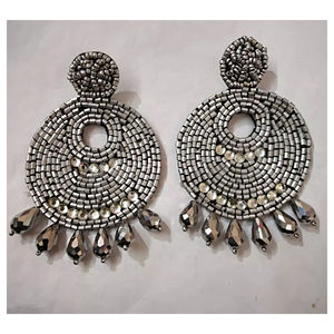 Pendiente de fiesta de boda multiColor, forma redonda, estilo indio, a precio de fábrica - Product Image 1