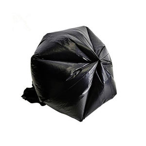 Sac poubelle bon marché ODM/OEM logo personnalisé Liner Bin Sac à ordures C-Fold Roll Star Sac à ordures à fond pliable recyclé HDPE/LDPE - Product Image 2