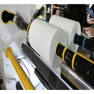 เครื่องตัดแบบหมุนจัมโบ้อเนกประสงค์ FQB-1300MM ความเร็ว300ม./นาทีฟอยล์กระดาษพลาสติกเครื่องจักรแปรรูปพลาสติกมอเตอร์เครื่องยนต์ - Product Image 3