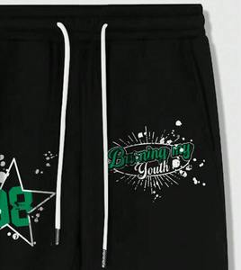 Ropa de calle para hombre, pantalones de chándal informales acampanados de lona con bolsillos, pantalones acampanados estampados DTG - Product Image 6