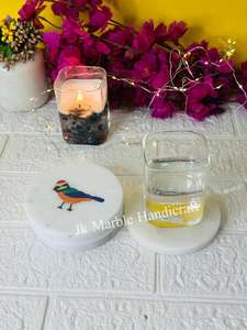 Dessous de verre en marbre fait à la main nouveau Design maison cuisine décor peint pierre artisanat pour thé café prix fabriqué à la main - Product Image 6