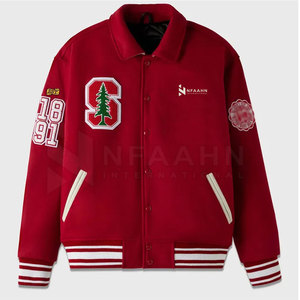 Chaqueta de invierno Premium Stitch Timeless Varsity Letterman Jacket para estudiantes y fanáticos Letterman Jacket - Product Image 1