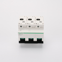Disjoncteur miniature Acti9 C120H 3P courbe D 15kA 100A 3 pôles haute intensité 400V AC pour rail DIN, interrupteur principal de puissance moteur