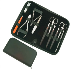 Kit coupe-ongles pour salon de beauté meilleure vente de 10 pièces en acier inoxydable ensemble de manucure et pédicure - Product Image 3