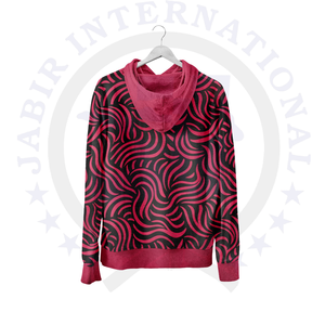 เสื้อมีฮู้ดผ้าคอตตอนรุ่นเฮฟวีเวตสำหรับผู้ชายเสื้อแนวสตรีทเสื้อสเวตเชิ้ตมีฮู้ดแบบสวมหัวเปิดไหล่ตกลายพิมพ์ดิจิตอล - Product Image 2