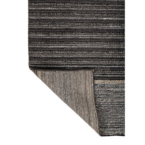Tapis Jacquard Contour Vert en Laine et Viscose, Tissé à la Main, Rayures Classiques Abstraites, Rectangulaire, Motif Puzzle, pour Couloir, Maison, Voiture, 10mm - Product Image 5