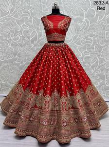 Diseñador Nupcial Lehenga Choli Con Doble Dupatta - Product Image 6