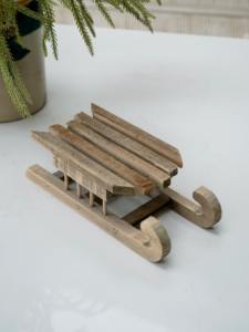 Trineo Navideño Más Vendido, Metal Personalizado de Fábrica, Popular en DC, Rectangular, Metal + Madera, Logotipo Personalizado, Se Acepta Decoración - Product Image 6