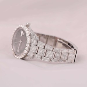 Mossanite 41 MM Diamantes Reloj de pulsera para hombre Reloj de pulsera de acero inoxidable Hombre Relojes mecánicos de lujo para hombres Mujeres - Product Image 5