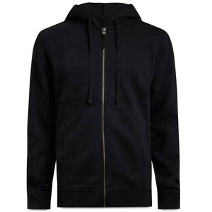 Sudaderas con capucha de lujo con cremallera completa para hombre Nuevo diseño con logotipo personalizado e impresión Cómoda Sudadera con capucha en blanco de tamaño XS - Product Image 5