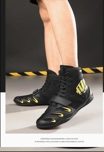 Zapatos de boxeo de alta calidad, gran oferta, zapatos de marca personalizados, zapatos de entrenamiento para hombres, 2017 - Product Image 3