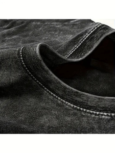 Fabricant direct 100% coton T-shirts pour hommes de qualité supérieure et durables pour une utilisation en extérieur Poids du tissu de 260 grammes - Product Image 5