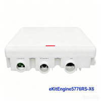 Punto de acceso exterior WiFi 6 eKitEngine AP5776RS-X6 de 5.375Gbps IP68 2.5GE, AP inalámbrico empresarial