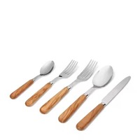 Couverts de luxe en acier inoxydable avec ustensiles de qualité alimentaire et design ergonomique pour les repas quotidiens, les fêtes, la restauration et l'hôtellerie
