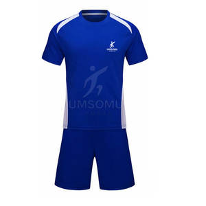 Uniforme de fútbol de poliéster 100% transpirable de talla grande, venta al por mayor, uniforme de fútbol de Material duradero más vendido - Product Image 1