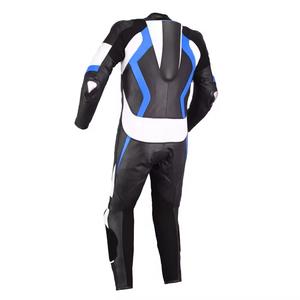 Combinaison de moto en cuir véritable sur mesure, faible MOQ, design OEM, taille adulte, protection coupe-vent respirante, unisexe, été/hiver - Product Image 2