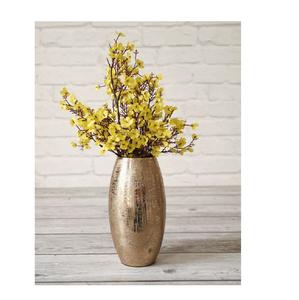 Vase de table contemporain élégant en métal Pièce décorative murale de sol moderne et polyvalente pour la maison ou le bureau - Product Image 3