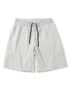 Shorts de sport d'été respirants à séchage rapide pour hommes, pantalons courts de gymnastique extensibles et décontractés, poches zippées, conception en maille solide, adaptés à l'extérieur. - Product Image 2