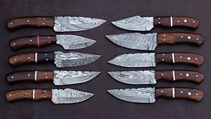 Cuchillo de Caza de Acero de Damasco Ro/od de Grado Industrial, Tamaño Personalizable, Hoja Fija, Cuchillo de Supervivencia para Acampar, Cuchillo Utilitario OEM para Exteriores - Product Image 5