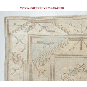 Alfombra de lana persa hecha a mano ecológica de alta calidad, tamaño grande, resistente a las manchas, acolchada para sala de estar - Product Image 2