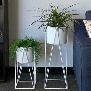 Nuevo aspecto con precio razonable hecho en la India macetas de metal florero interior hecho en la India con la mejor calidad - Product Image 1