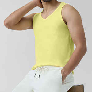 Vente en gros 100% coton débardeurs de gym pour hommes décontracté Fitness musculation débardeurs respirants de haute qualité - Product Image 6