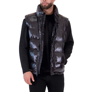 2025 qualité supérieure hommes décontracté gilet bouffant grande taille respirant bulle fermeture à glissière haute rue vêtements d'hiver de haute qualité - Product Image 6