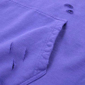 เสื้อฮู้ดผ้าฝ้ายผสมพิมพ์ลายไหล่แบบมีน้ำหนักลดลงแบบควบคุมได้ตามต้องการ - Product Image 5