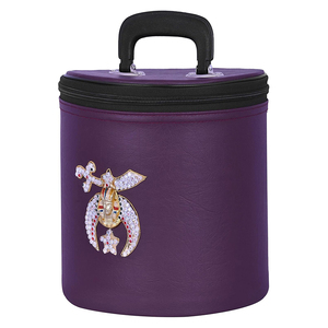 Regalia Lodge Masonic Fez Cap Case Black Tasseled Hat con estuche Alta calidad Custom Masonic Crown Case Freemason Cap ronpex - Product Image 2