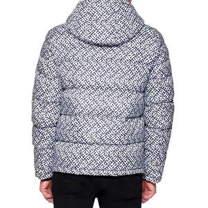 Sublimation personnalisée Veste en duvet à capuche légère et résistante à l'eau de haute qualité pour hommes Veste bouffante - Product Image 3