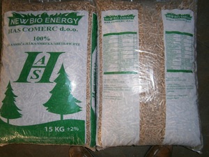 Briquettes de chauffage en promotion, pas cher, DIN-A1-A2 (6-8mm), bois de pin et de hêtre avec 3,9% de cendres et 9,9% d'humidité - Product Image 5