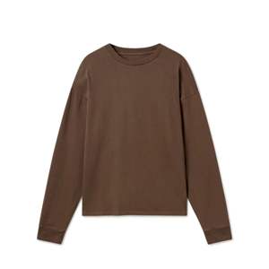 T-shirt de sport décontracté à manches longues pour hommes Nouveau Slim Fit Tissu de soie de lait Compression Élastique Anti-Pilling Button Ski Running - Product Image 1