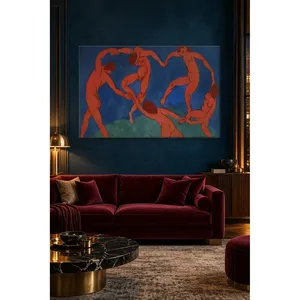 Fida Matisse - Figures dansantes dans un cercle - Impression sur toile - Product Image 1