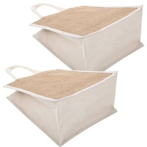 <b>Jute</b> <b>Tote</b> <b>Bags</b> With Heavy Handles Perfect For Daily Best Use Simple Design Top Durable <b>Bags</b> Burlap Natural <b>Bags</b> Factory Prices - Product Image 4