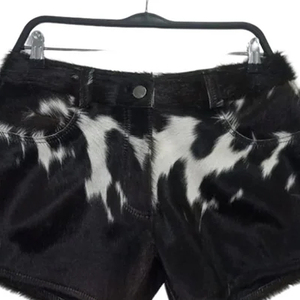 Pantalones cortos de piel de vaca para hombre, novedad, fáciles de llevar, ajuste holgado, venta directa de fábrica, precio barato, ropa informal, teñido liso, transpirable - Product Image 2