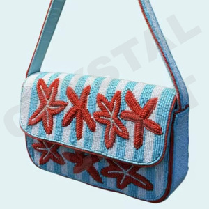Sacs à bandoulière Star, pochette de soirée personnalisée avec perles, sac de soirée unisexe, sacs à main de luxe de créateur, sacs à main durables, artisanat en CRISTAL - Product Image 1