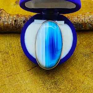 925 Sterling Silver Designer Bumble <b>Bee</b> Jasper Gemstone Hot Selling Ring for Women Wholesale Designer Dual Color Artisan Ring - Product Image 2