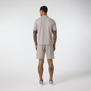 Men's Summer Short Sports Suit Fashion Short Sleeve Men s T Shirt and Shorts <b>Set</b> for Men Customized Solid <b>Colour</b> - Product Image 2