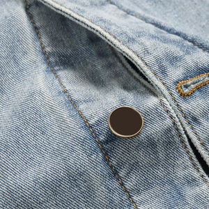 Chaleco sin Mangas para Hombre, Estilo Nuevo, Ropa de Mezclilla para Hombre, Cantidad al por Mayor, Personalizado, OEM, Chaleco de Mezclilla Transpirable de Alta Calidad - Product Image 3