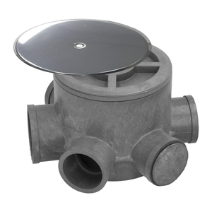 Siphon en PVC pour bateau O/ 110 mm. Hauteur 105 mm. - Product Image 1
