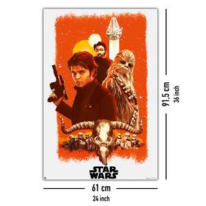 Modern Style Solo a Star Wars Story <b>Poster</b> Black Frame Paper Material for Wall Decor - Product Image 4