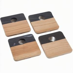 Sous-verres ronds en marbre de style classique Tapis de tasse de forme personnalisée pour boissons Sous-verres en marbre en gros avec des designs élégants aux meilleurs tarifs - Product Image 4