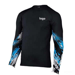 2025 ODM OEM Men's Long Sleeve BJJ MMA Compression Shirt Anti-UV <b>Rashguard</b> for Gym Workout Hot Product Category - Product Image 5