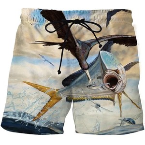 High Quality Custom Logo Summer Printed Mesh Gym Shorts Men Sports <b>Swim</b> Beach Polyester Sublimation Basketball Mesh Shorts - Product Image 6