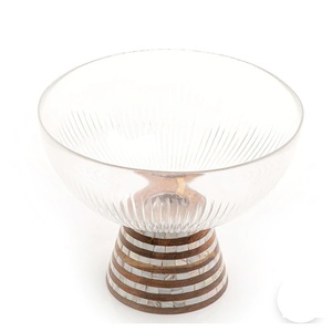Superior Quality Metal Design Deep Fruit Serving Bowl Table Decor Nickel Finishing Handmade Decorative Fruits Serving Bowl - Product Image 4