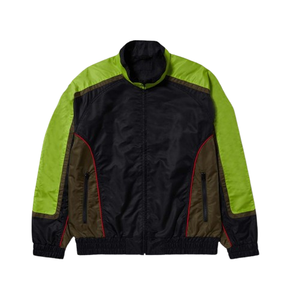 เสื้อแจ็กเก็ตกันลมสำหรับผู้ชายเสื้อกันลมสำหรับแข่งรถผ้าไนลอนโพลีเอสเตอร์ออกแบบโลโก้ได้ตามต้องการ - Product Image 1