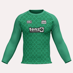 Fitness Surf <b>Swim</b> Long Sleeve Rash Guard Custom Logo Breathable Anti-UV Quick Dry Polyester Spandex 2026 Tenzo Intl OEM - Product Image 4