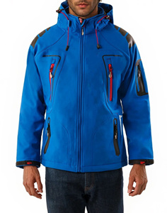 Musthave poliéster impermeable al aire libre cremallera Softshell chaqueta elegante de alta calidad con capucha transpirable chaqueta con logotipo personalizado - Product Image 1